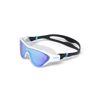Afbeelding van Arena THE One MASK Mirror Zwembril, Maat: Size, Blue white black