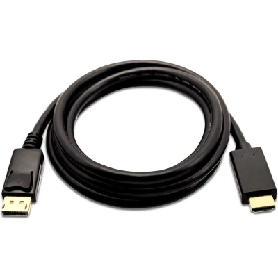 Afbeelding van DisplayPort naar HDMI Kabel V7 V7DP2HD 03M BLK 1E Zwart