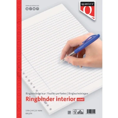 Afbeelding van Interieur Quantore A4 23 rings lijn 150vel