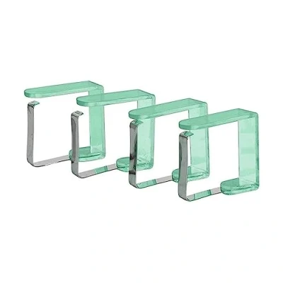 Afbeelding van PARENCE tafelkleedklemmen clips van robuust staal, antislip, tafelklemmen, 4 stuks