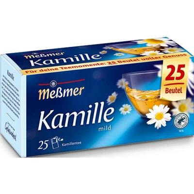 Afbeelding van Messmer Kamille 25x 1.50gr (12 Stuks)