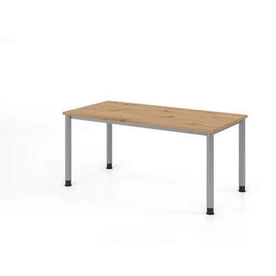Afbeelding van HILO 16 S Bureau 160 x 80 Tafelhoogte I In hoogte verstelbaar Knoestige Eiken
