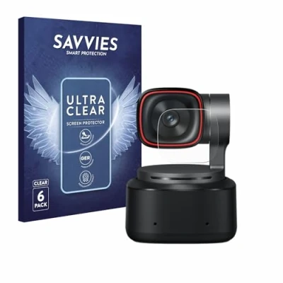 Afbeelding van Savvies Screenprotector voor OBSBOT Tiny 2 Folie Beschermfolie transparant (6 Stuks)