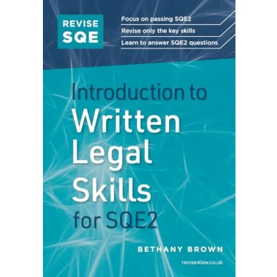 Afbeelding van Revise SQE Introduction to Written Legal Skills: Skills for SQE2
