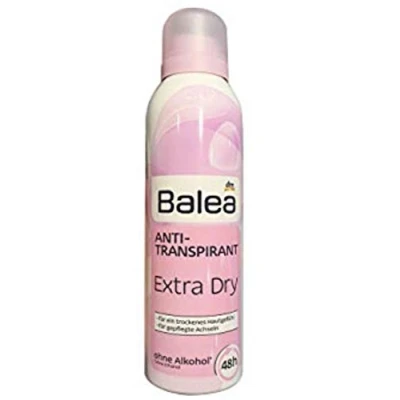 Afbeelding van 3x Balea deodorant spray anti transpirant Extra Dry (3 x 200 ml)