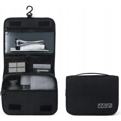 Afbeelding van Travel Toilettas/Cosmeticatas Unisex Ophangbaar Zwart