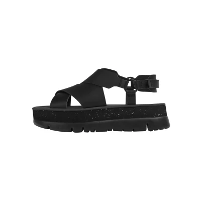Afbeelding van Camper Oruga UP Sandalen met plateauzool, Dames, Maat: 37, Schwarz Schoenen