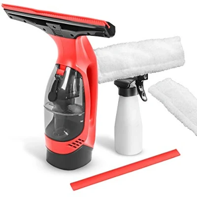 Afbeelding van STARK WC 2000 Home Accu raamzuiger, set met afneembaar waterreservoir, spuitfles, streepvrije reiniging van alle gladde oppervlakken, ramen, spiegels, douchewanden