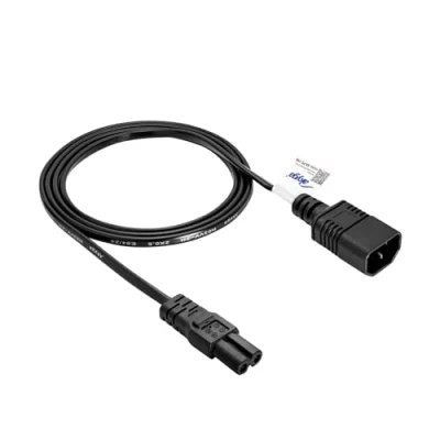 Afbeelding van Akyga AK PC 15A Stroomkabelverlenging IEC C7 / C14 1,5 m CCA zwart stormkabel netkabel