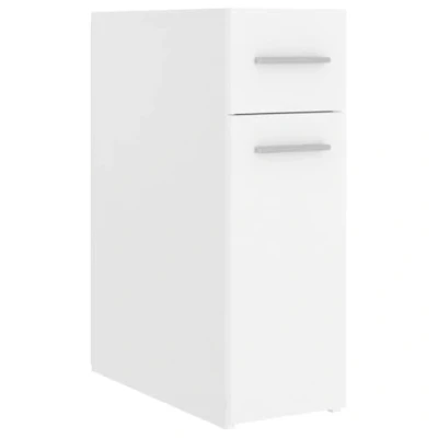 Afbeelding van vidaXL Apothekerskast 20x45,5x60 cm bewerkt hout wit