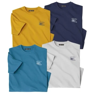 Afbeelding van ATLAS FOR MEN Set van 4 T shirts Scotland Explorer XL