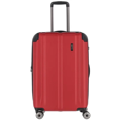 Afbeelding van Travelite City 4 Wiel Trolley M Expandable red Harde Koffer
