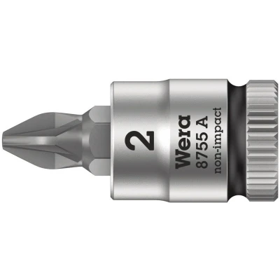 Afbeelding van Wera 05003354001 8755 A Zyklop Dopbit Pozidriv PZ2 x 28mm 1/4&quot;