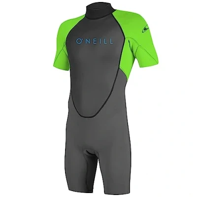 Afbeelding van O&#039;Neill Heren Reactor 2 2mm Back Zip Spring Wetsuit, Groen, L