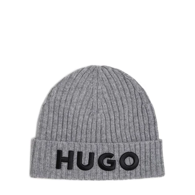 Afbeelding van HUGO Unisex Muts, Maat: One Size, Silver