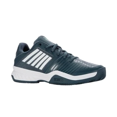 Afbeelding van K Swiss Court Express HB Indian Teal/White/Aqua Splash Schoenen Herenschoenen Blauw/Wit 42 1/2