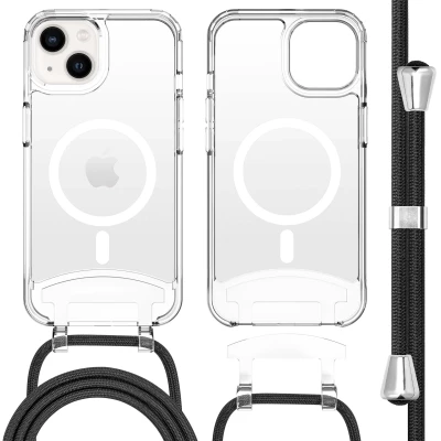 Afbeelding van Apple iPhone 13 MagSafe Hoesje Kunststof iMoshion Hardcase/Koordhoesje/Backcover Transparant Telefoonhoesje