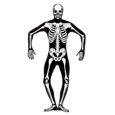 Afbeelding van &quot;Second skin halloween skelet voor volwassenen Verkleedkleding Medium&quot;