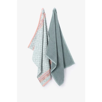 Afbeelding van Sissy Boy Lichtblauwe handdoek en theedoek (Onesize, Katoen)