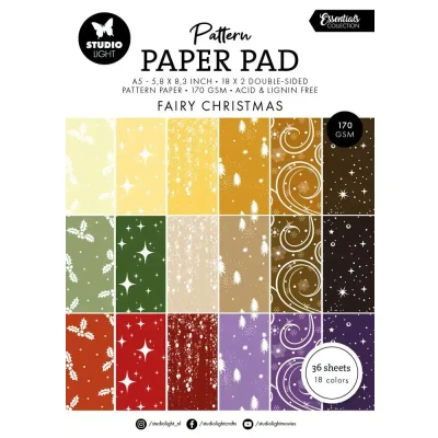 Afbeelding van Pattern Paper Pad Fairy Christmas Essentials nr.342
