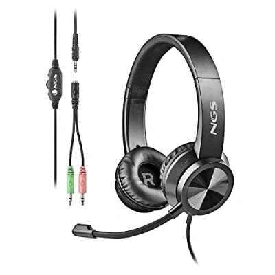 Afbeelding van Hoofdtelefoon met microfoon NGS MSX 11 PRO Zwart