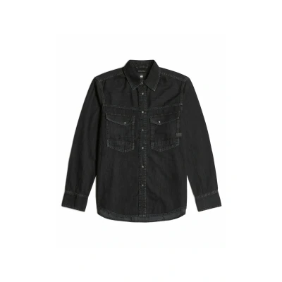 Afbeelding van Dakota Slim Shirt ls, zwart (Worn in Nighttime Sky D23616 d540 g865), XL