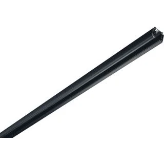 Afbeelding van Slv spanningsrail 3 fase aluminium hxbxl 36x36x4000mm zwart klasse i 1002635