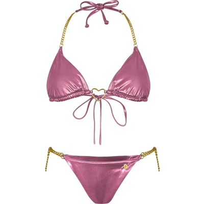 Afbeelding van Bikini metallic Pink L