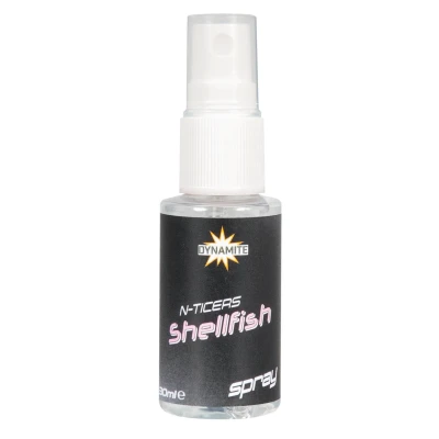Afbeelding van Dynamite Baits N Ticers Shellfish Spray 30ml Boilie flavours