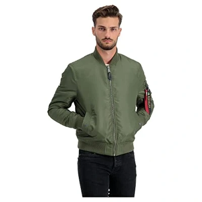 Afbeelding van Alpha Industries MA1 Project R Bomberjacks, Heren, Maat: Small, Sage green