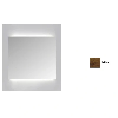 Afbeelding van Spiegelkast Sanicare Qlassics Ambiance 60 cm 1 Deur Belluno Eiken Rechts