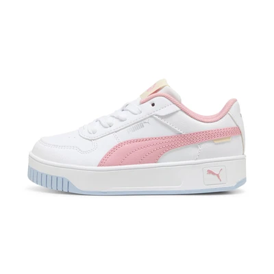 Afbeelding van Puma Carina Street PS, sneakers, wit roze cape exotisch rood, 30,5 EU, wit/roze/rood (White Pinkscape Exotic Red), 30.5 EU