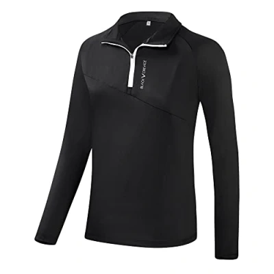 Afbeelding van Black Crevice Dames Zipper functioneel shirt, zwart, 38