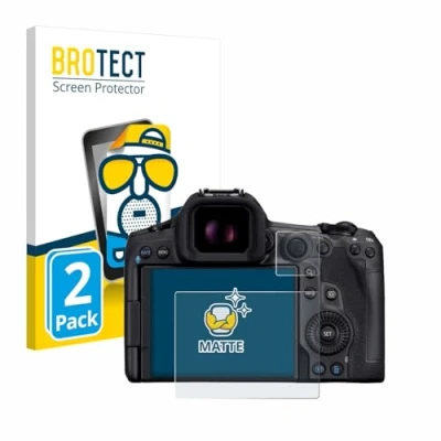Afbeelding van BROTECT (2 Stuks) Antireflecterende Beschermfolie voor Canon EOS R5 Mark II Anti Glare Screen Protector, Mat, Ontspiegelend