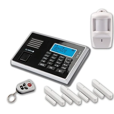 Afbeelding van Olympia 5943, Protect 9061 draadloze GSM alarminstallatie met noodoproep en handsfree functie, app besturing ProCom App, zwart