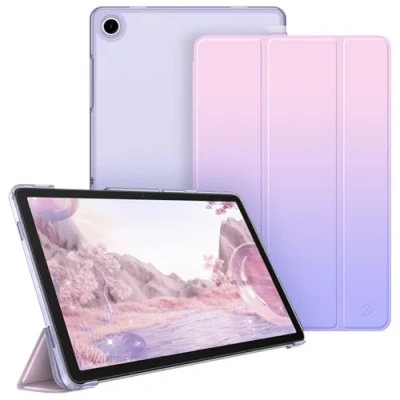 Afbeelding van Fintie Hoes voor Samsung Galaxy Tab A9 Plus 11 inch 2023, ultradunne beschermhoes, doorzichtige achterkant, met automatische slaap waakfunctie Tablet A9+ SM X210/X216/X218, kleurverloop
