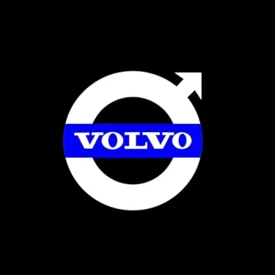 Afbeelding van Autodeur Logo Light Projector voor Volvo XC60 XC40 XC90 S90 S60, LED Welkomstlicht, Geest Schaduwlicht Welkomstlicht Instapverlichting Plaslichtena,4pcs