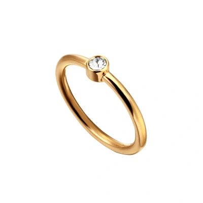Afbeelding van Esprit ESRG000425 Loris Ring Staal Geelgoudverguld Goudkleurig