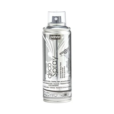 Afbeelding van PEBEO 93881 200ml DecoSpray, Acryl, Zilver Chroom, 16,5 x 5,2 cm