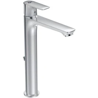 Afbeelding van Ideal standard connect air 1 gats wastafelkraan verhoogd met waste vaste uitloop 5l min chroom a7025aa