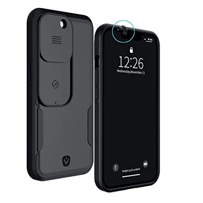 Afbeelding van Valenta Spy Fy Privacy Cover Apple iPhone 13 Pro Max Black