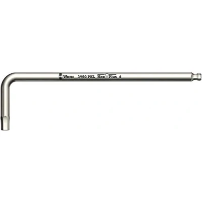 Afbeelding van WERA WERK HERMANN WERNER GMBH &amp; CO.KG 4000828214 hoekschroevendraaier VA 6KTSW4 mm lang met kogelkop ISO2936 L