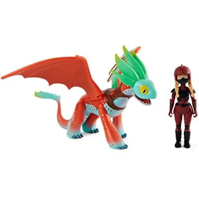 Afbeelding van Dreamworks Dragons &quot;Die 9 Welten&quot; Adventure Set met draak en ruitfiguur, Alex Feathers (veren), voor kinderen vanaf 4 jaar