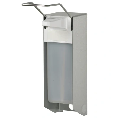 Afbeelding van Mediqo line Ingo Man zeep &amp; desinfectiemiddeldispenser 1000 ml LB aluminium