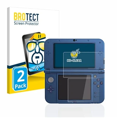 Afbeelding van BROTECT (2 Stuks) Schermbeschermer voor Nintendo New 3DS XL Screen Protector Transparant