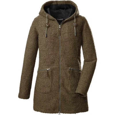 Afbeelding van Killtec Dames vest lang 39009 camel gemeleerd maat 36