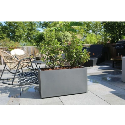 Afbeelding van Riviera granietbak 80x40 grijs