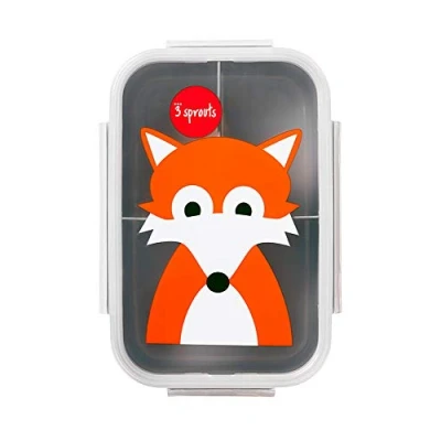 Afbeelding van 3 Sprouts Bento Box Gray Fox