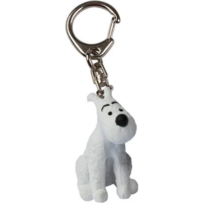 Afbeelding van Kuifje PVC Sleutelhanger Bobbie Zittend 3 cm