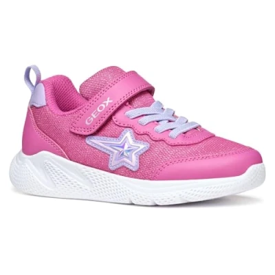 Afbeelding van Geox Sprintye Babyschoenen voor kinderen, Maat: 31, Fuchsia lilac Textiel/ synthetisch
